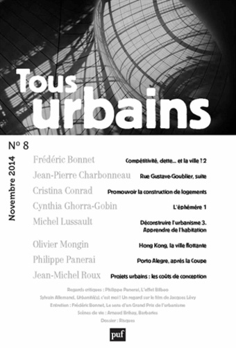 Frédéric Bonnet - Tous urbains N° 8, Novembre 2014 : .