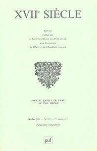 Jeux et enjeux de l'eau au XVIIe siècle