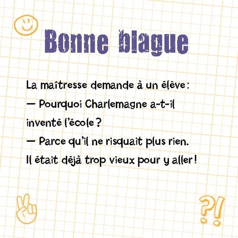 Maxi blagues de récré