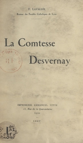 La comtesse Desvernay