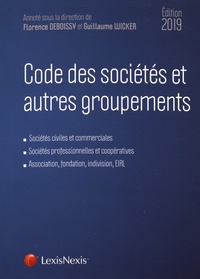 Florence Deboissy et Guillaume Wicker - Code des sociétés et autres groupements.