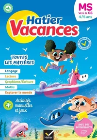 Cahier de vacances 2026 - Hatier vacances - De la MS vers la GS 4/5 ans
