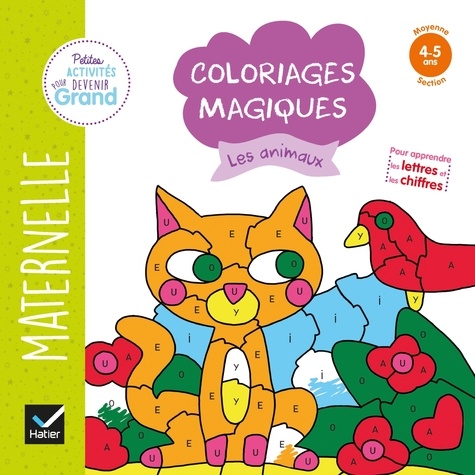 Florence Doutremépuich et Françoise Perraud - Coloriages magiques - Les animaux MS.