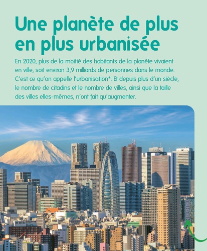 Une ville verte. Avec un dépliant de 8 pages pour découvrir l'association GDIE !