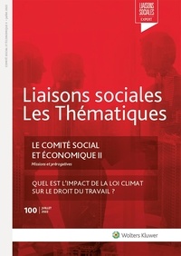 Florence Lefrançois et Amini farah Nassiri - le comité social et économique II - quel est l'impact de la loi Climat sur le droit du travail.