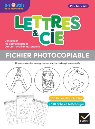 Français PS-MS-GS-CP Lettres & Cie. Fichier photocopiable  Edition 2023