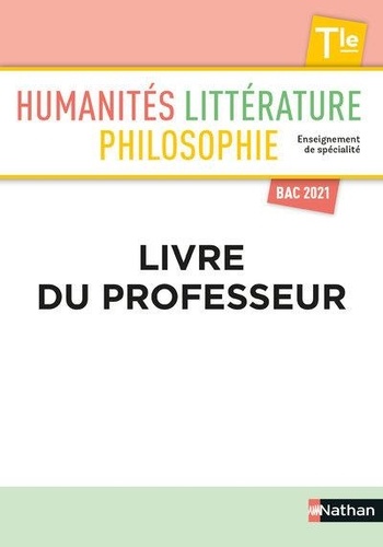Florence Renner et Hélène Vuillermet - Humanités, littérature, philosophie Tle - Livre du professeur.