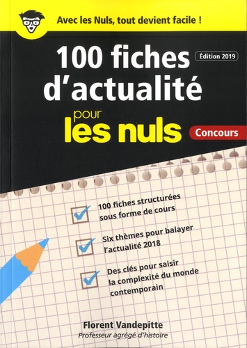 100 fiches d'actualité pour les nuls, concours  Edition 2019