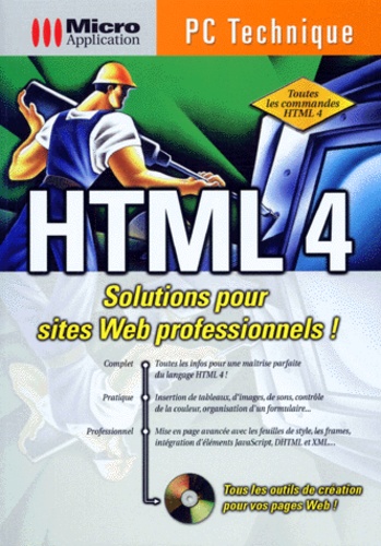 Florian Harms et Christoph Lindemann - Html 4. Solutions Pour Sites Web Professionnels ! Avec Cd-Rom.