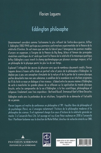 Eddington philosophe. La nature et la portée de la science physique