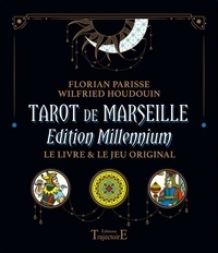 Florian Parisse et Wilfried Houdouin - Le Tarot de Marseille. Edition Millennium - Le livre et le jeu original.