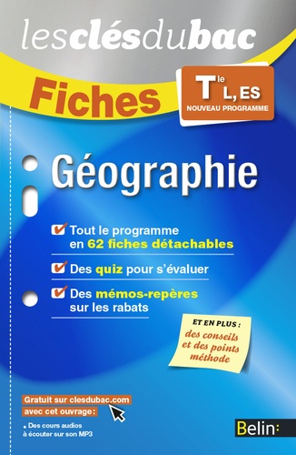 Floriane Dutel et François Vincent - Géographie Tle L, ES.