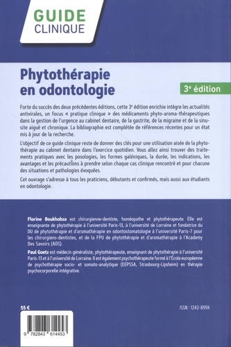 Phytothérapie en odontologie 3e édition