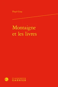 Montaigne et les livres