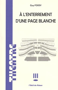 A l'enterrement d'une page blanche