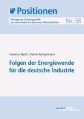 Folgen der Energiewende für die deutsche Industrie.