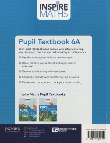 Inspire Maths Pupil Textbook 6A