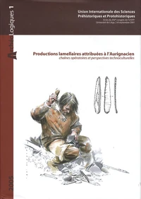 Productions lamellaires attribuées à l'Aurignacien