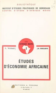 Études d'économie africaine