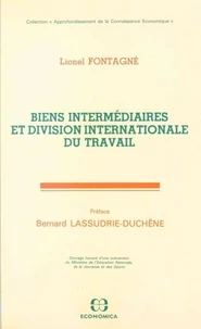 Biens intermediaires et division internationale du travail