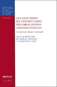 Les Sanctions De L'Inexecution Des Obligations Contractuelles. Etudes De Droit Compare