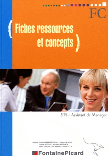  FontainePicard - Pack BTS Assistant de Manager - Finalité 1 ; Finalité 2 ; Finalité 3 ; Finalité 4 ; Fiches ressources et concepts.