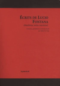 Ecrits de Lucio Fontana