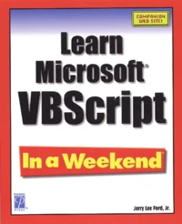 Learn Microsoft Vbscript