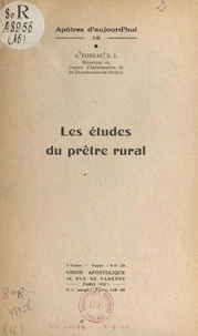 Les études du prêtre rural