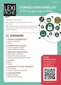 Données personnelles