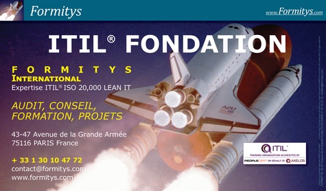 Formitys Formitys - ITIL(r) Foundation V3 Support de cours pour la préparation à la certification - 450 pages.