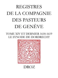Registres de la Compagnie des pasteurs de Genève