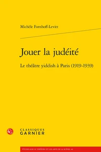 Jouer la judéité