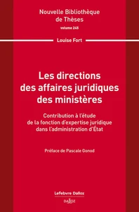 Les directions des affaires juridiques des ministères