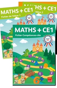 MATHS+ CE1 - lot de 3 cahiers de l'élève - programmes 2025