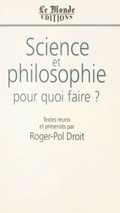  Forum Le Monde Le Mans et Roger-Pol Droit - Science et philosophie, pour quoi faire ?.