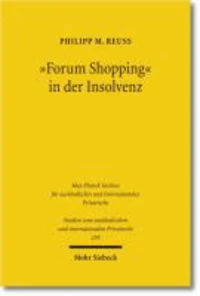 "Forum Shopping" in der Insolvenz