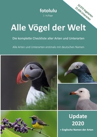  fotolulu - Alle Vögel der Welt - Die komplette Checkliste aller Arten und Unterarten.