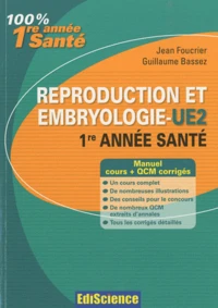 Reproduction et embryologie UE2 1re année santé