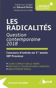 Radicalités, Thème de questions contemporaines Sciences Po