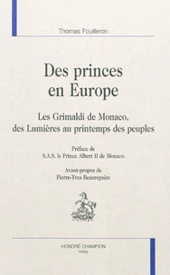 Des princes en Europe