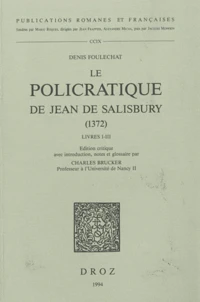 Le Policratique de Jean de Salisbury (1372)