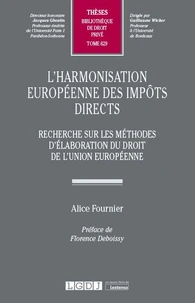L'harmonisation européenne des impôts directs