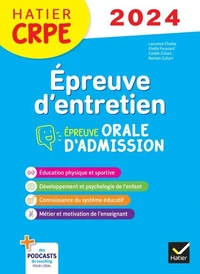 Epreuve d'entretien - CRPE 2024-2025 - Epreuve orale d'admission