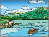  FP Color - Le lac d'Annecy.