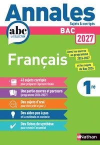 Annales Bac Français 2027