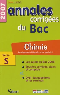 Chimie Enseignement obligatoire et de spécialité Série S