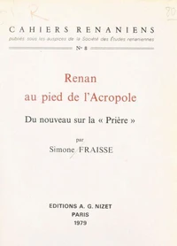 Renan au pied de l'Acropole
