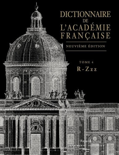 Française Académie - Dictionnaire de l'Académie française, tome 4.