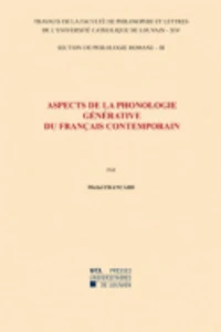 Aspects de la phonologie générative du français contemporain